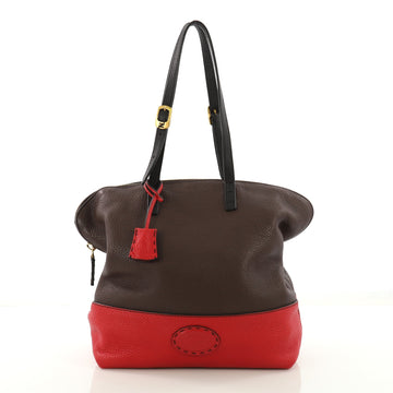 Fendi Selleria 2Bag Leather Red 3731687