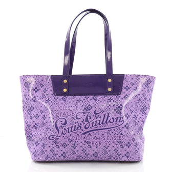 Louis Vuitton Voyage Tote Cosmic Blossom PM Purple 3731688