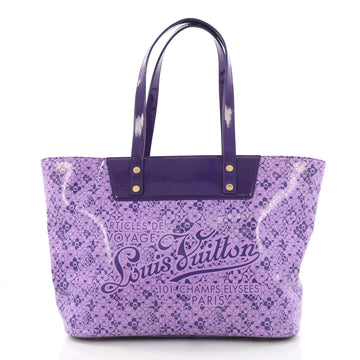 Louis Vuitton Voyage Tote Cosmic Blossom PM Purple 3731688