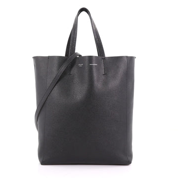 Celine Model: Vertical Cabas Tote Grained Calfskin Small Black 37320/3