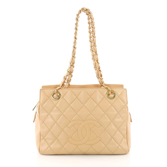 Chanel Petite Timeless Tote Quilted Caviar Neutral 373257