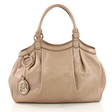 Gucci Model: Sukey Tote Leather Medium Neutral 37348/2