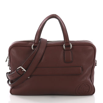 Gucci Model: Soho Briefcase Leather Purple 37362/2