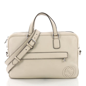 Gucci Model: Soho Briefcase Leather White 37362/3