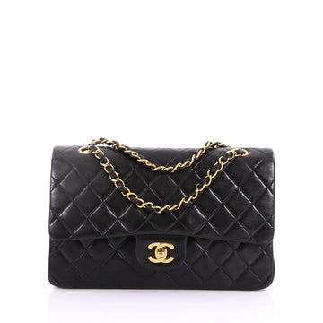 Chanel Vintage Classic Double Flap Bag Quilted Lambskin 37370109