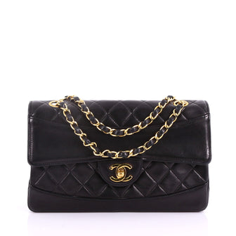 Chanel Vintage CC Chain Flap Bag Quilted Lambskin 37370140