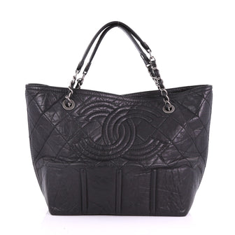 Chanel Shopping In Moscow Tote Quilted Distressed 37370165