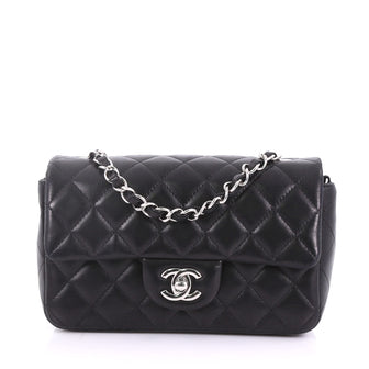 Chanel Classic Single Flap Bag Quilted Lambskin Mini 37370166