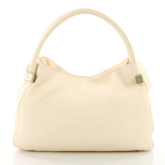Chanel Vintage CC Dice Shoulder Bag Leather Large 37370175