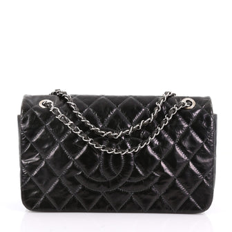 Chanel Timeless CC Flap Bag Quilted Glazed Calfskin Medium Black 37370176