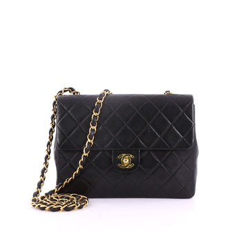 Chanel Vintage Square Classic Flap Bag Quilted Lambskin 37370190