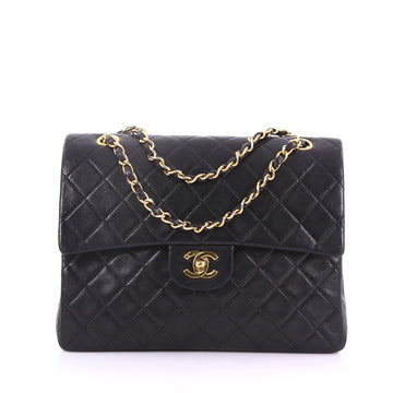 Chanel Vintage Square Classic Double Flap Bag Quilted 37370201
