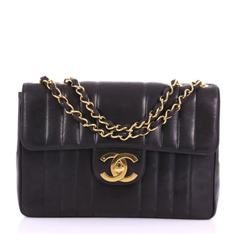 Chanel Vintage Classic Single Flap Bag Vertical Quilt 37370207