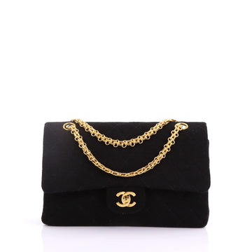 Vintage Reissue Chain Double Flap Bag Quilted Jersey Medium