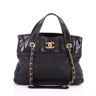 Chanel In The Mix Shopping Bag Quilted Calfskin Small 37370255