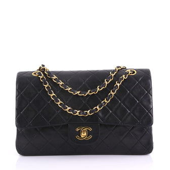 Chanel Vintage Classic Double Flap Bag Quilted Lambskin 3737066