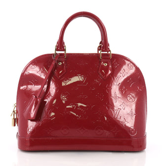 Louis Vuitton Alma Handbag Monogram Vernis PM 373831