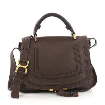 Chloe Marcie Top Handle Bag Leather Medium Brown 3738422