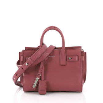 Saint Laurent Sac de Jour Souple Bag Leather Nano Pink 3742116