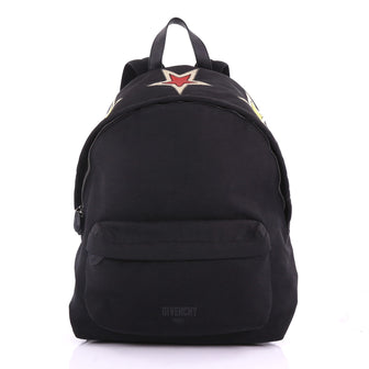 Givenchy Classic Backpack Canvas with Applique Large 374211