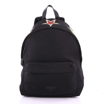 Givenchy Classic Backpack Canvas with Applique Large 374211