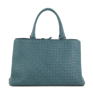 Bottega Veneta Milano Tote Intrecciato Nappa Large Green 374263