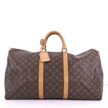 Louis Vuitton Keepall Bag Monogram Canvas 55