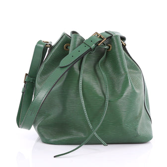 Louis Vuitton Petit Noe Handbag Epi Leather Green 3745217