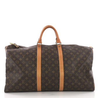 Louis Vuitton Keepall Bag Monogram Canvas 55 Brown 3745221