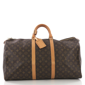 Louis Vuitton Keepall Bag Monogram Canvas 55 Brown 3745227