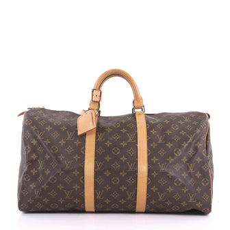 Louis Vuitton Keepall Bag Monogram Canvas 50 Brown 3745228