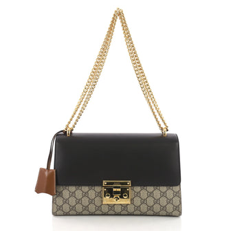 Gucci Padlock Shoulder Bag GG Coated Canvas and Leather 3745234