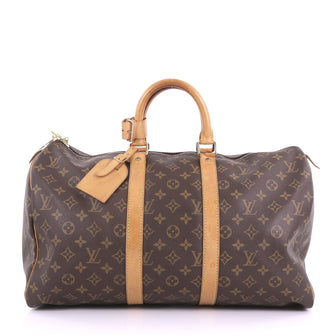 Louis Vuitton Keepall Bag Monogram Canvas 45 Brown 3745251