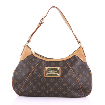 Louis Vuitton Thames Handbag Monogram Canvas GM Brown 3745259