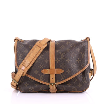 Louis Vuitton Saumur Handbag Monogram Canvas PM 3745262