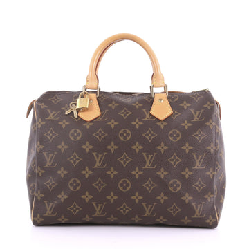 Louis Vuitton Speedy Handbag Monogram Canvas 30