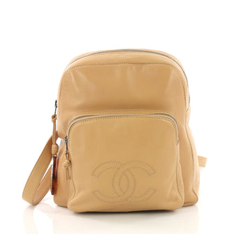 Chanel Vintage CC Pocket Backpack Leather Medium 3745414