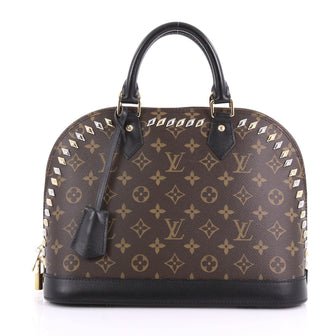 Louis Vuitton Metal Stones Alma Handbag Studded Monogram 374568