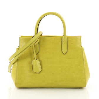 Louis Vuitton Marly Handbag Epi Leather BB Yellow 374569