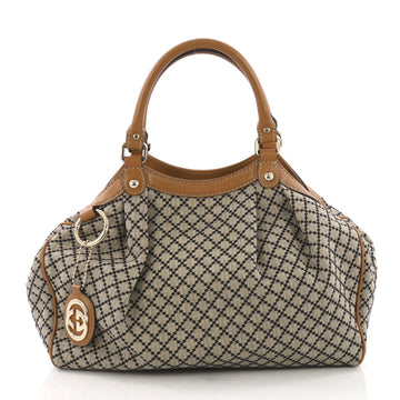 Gucci Sukey Tote Diamante Canvas Medium Neutral 3746932