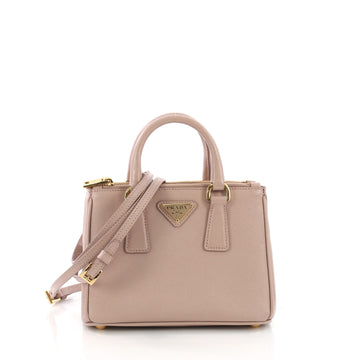 Prada Galleria Double Zip Tote Saffiano Leather Mini 3746952