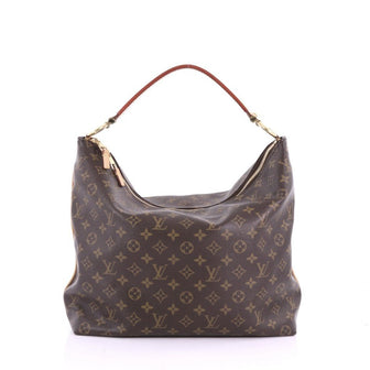 Louis Vuitton Sully Handbag Monogram Canvas MM