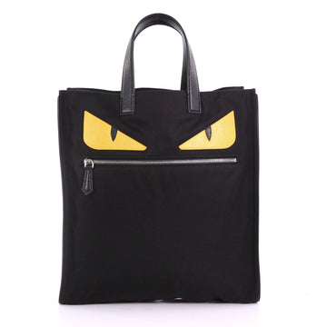 Fendi Monster Tote Nylon and Leather - Designer Handbag 3748026