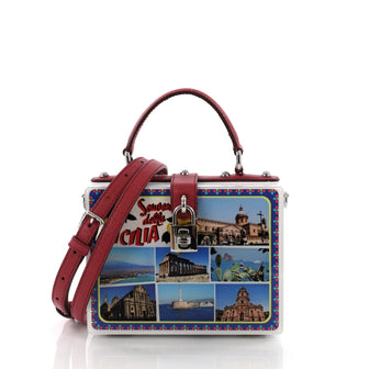 Dolce & Gabbana Treasure Box Bag Painted Plexiglass Small 374832