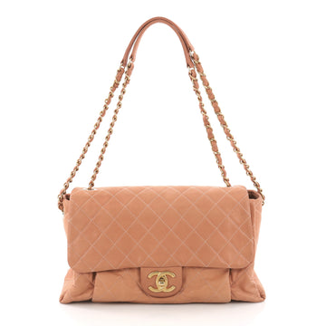 Chanel Coco Pleats Flap Bag Quilted Iridescent Calfskin 374833