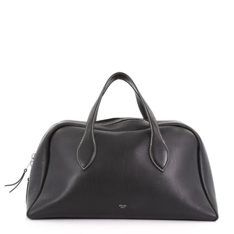  Celine Bowling Bag Leather Large - Designer Handbag  375021
