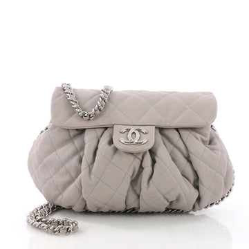 Chanel Chain Around Flap Bag Quilted Leather Medium 3752816