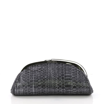 Chanel Frame Clutch Python Small 3752818