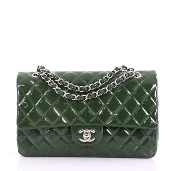 Chanel Classic Double Flap Bag Quilted Patent Medium 3752828