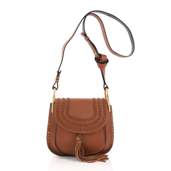 Chloe Hudson Handbag Whipstitch Leather Small - Rebag